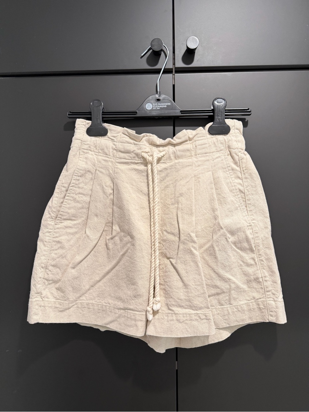 Madewell Drawstring Pull-On Paperbag Shorts - size XS